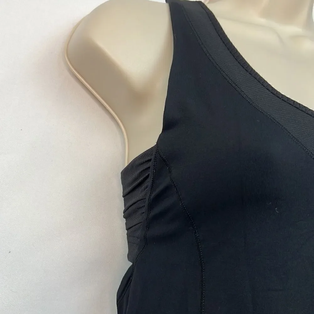 Lululemon Black racerback performance tank top EUC size 6